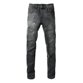 Purple Brand Crystal Diamond Jeans #9123